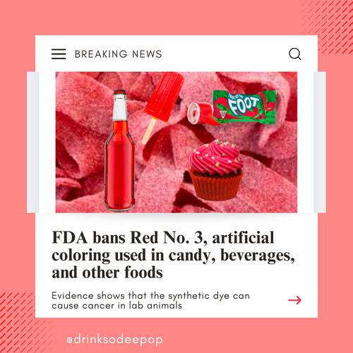 FDA Bans Red No. 3 Artificial Dye